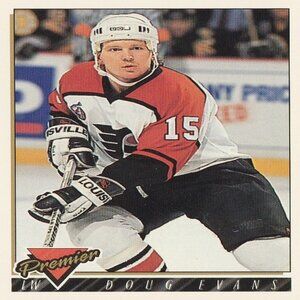 Doug Evans - 1993 Topps Premier Hockey Card